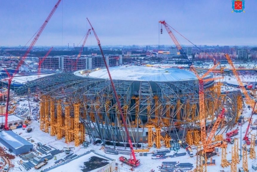 Строительство «СКА Арены» вышло на финишную прямую Строительство «СКА Арены» вышло на финишную прямую