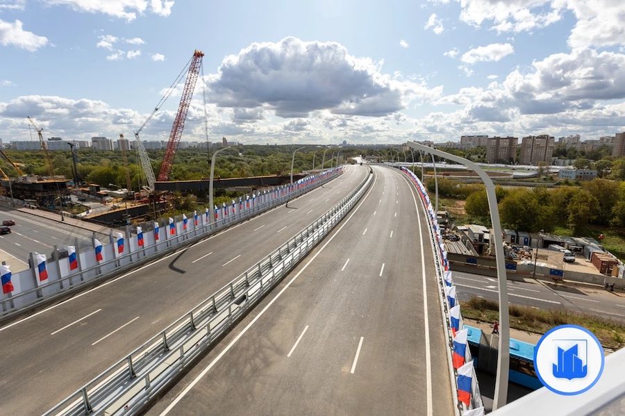 Эстакаду съезда на Каширское шоссе с МСД откроют в столице в мае 2024 года Эстакаду съезда на Каширское шоссе с МСД откроют в столице в мае 2024 года