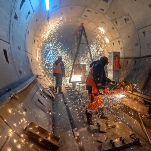 Монолитные конструкции станции метро «Вавиловская» готовы более чем на 50%